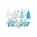 Blue Winter - UV DTF Decals 13 Designs to choose from