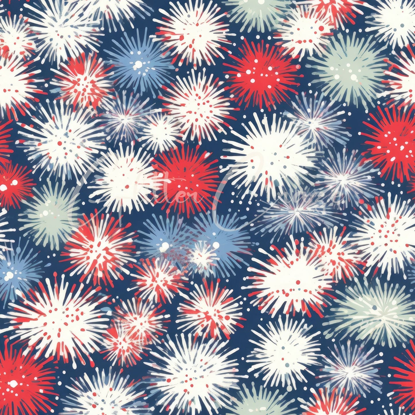 Fireworks - Adhesive Vinyl Wrap 12x12 sheets - 10 Design Options