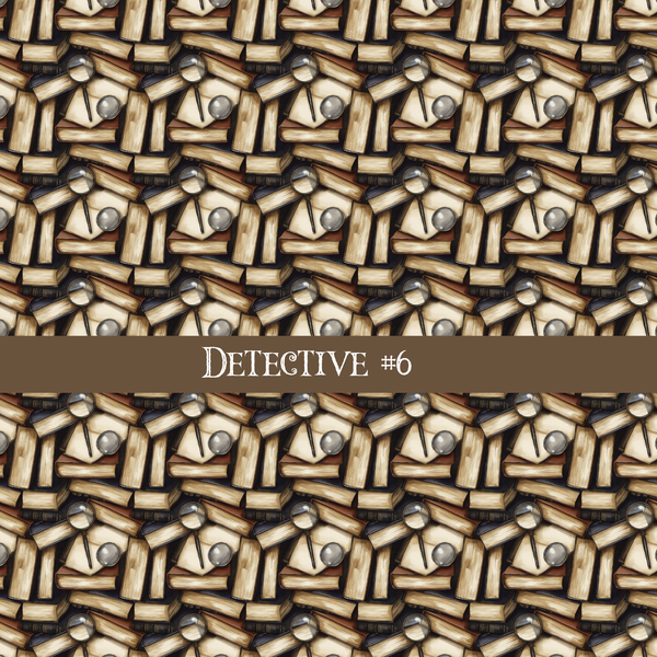 Detective - vinyl sheets 10 (Patterns to choose from)