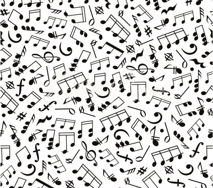 Music Notes - Adhesive Vinyl Wrap - 10 designs