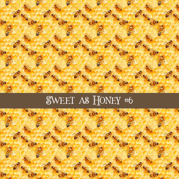 Sweet as Honey - vinyl sheets 10 (Patterns to choose from)