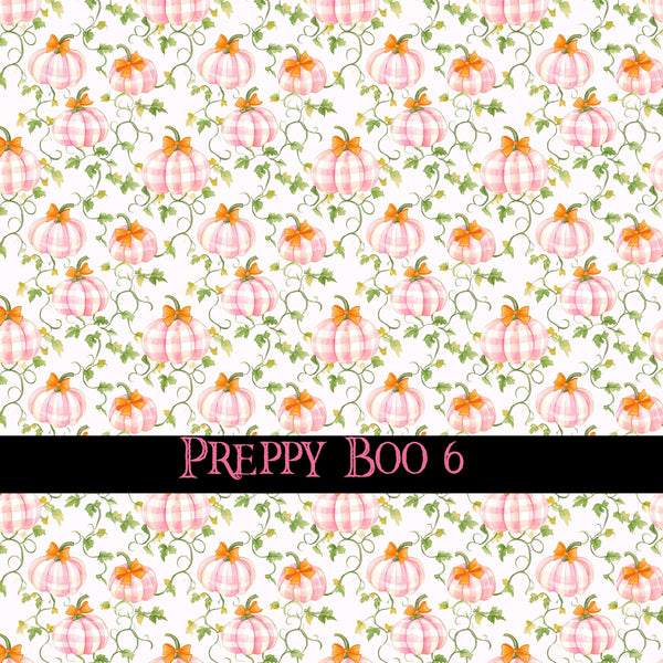 Preppy Boo collection- 12x12 vinyl sheets-10 designs available