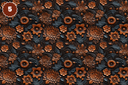 Tooled Leather Collection - Adhesive Vinyl 12x12 Sheets - 20 Design Options