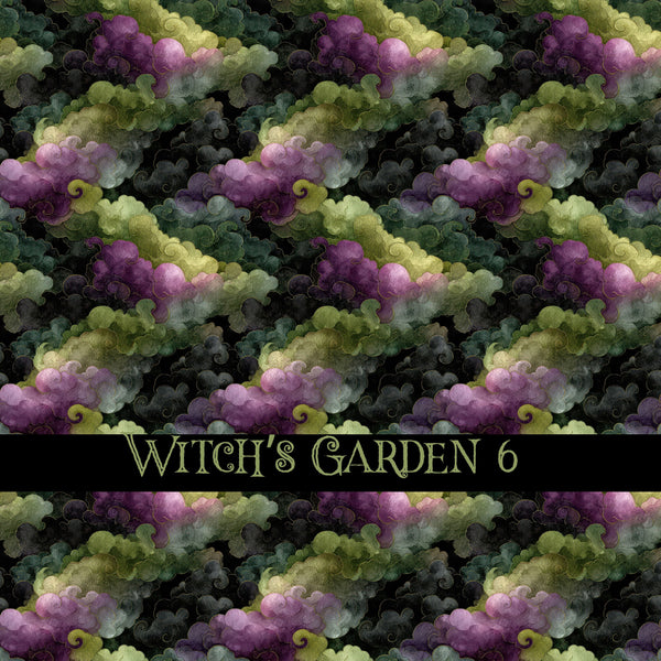 Witch's Garden Vinyl collection- 12x12 vinyl sheets-10 designs available