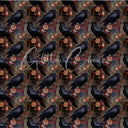 Gothic Prints - Adhesive Vinyl Wrap 12x12 Sheets- 24 Design Options