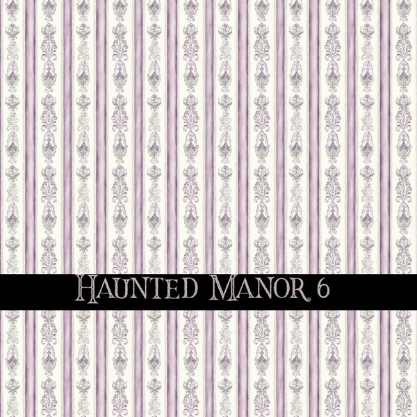 Haunted Manor Vinyl collection- 12x12 vinyl sheets-16 designs available