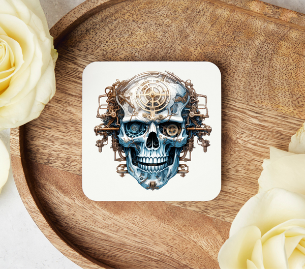 Steampunk Skulls - Uv Dtf Coaster Decals