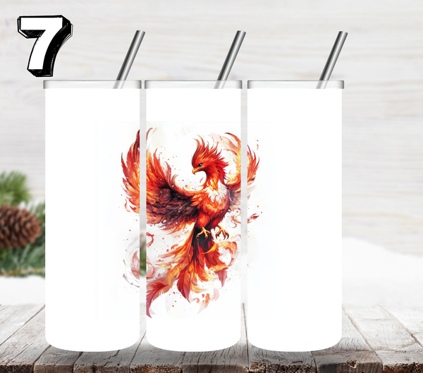 Fire of a Phoenix UV DTF Decal