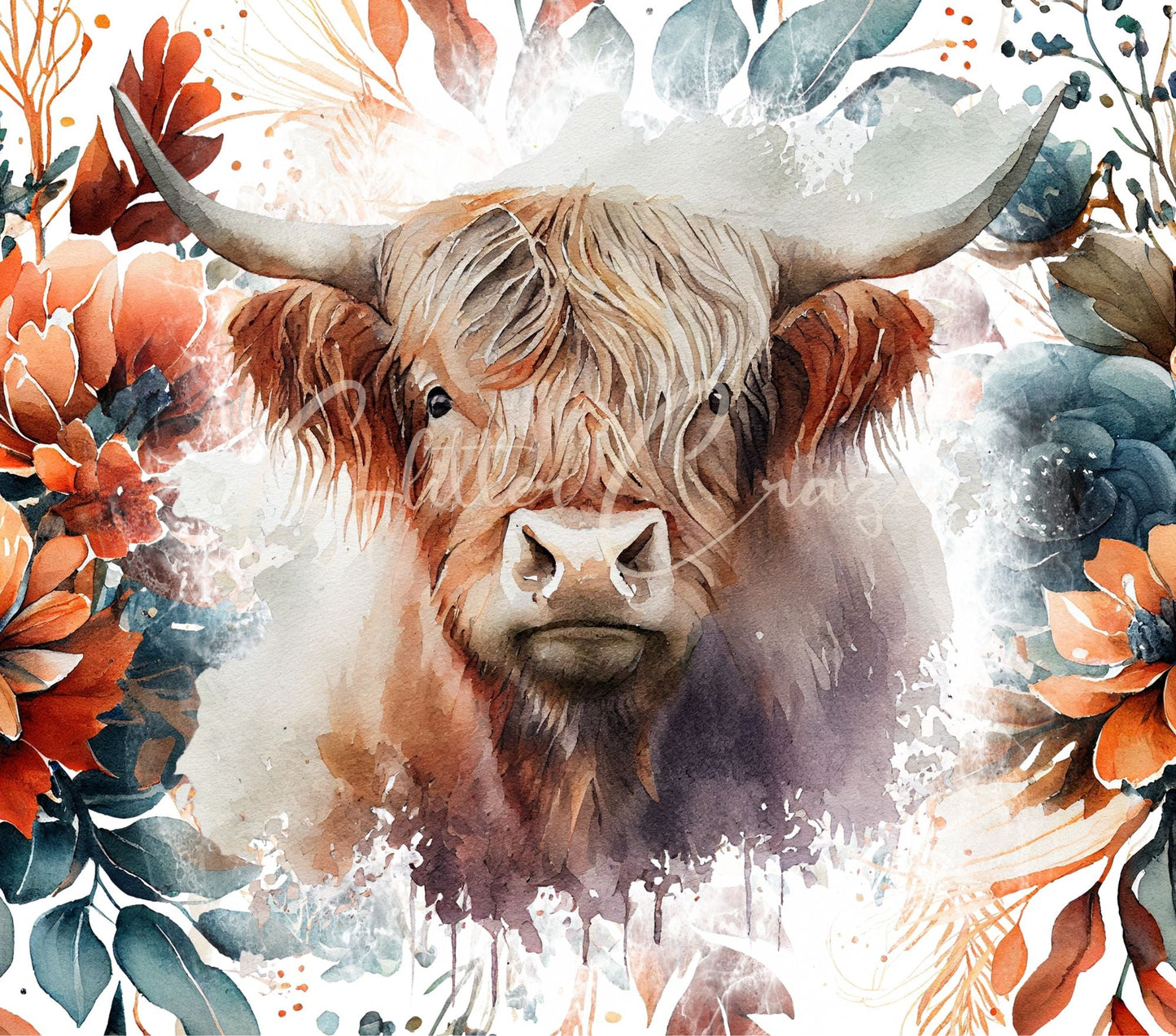 Highland Cow - Adhesive Vinyl Wrap - 6 Designs