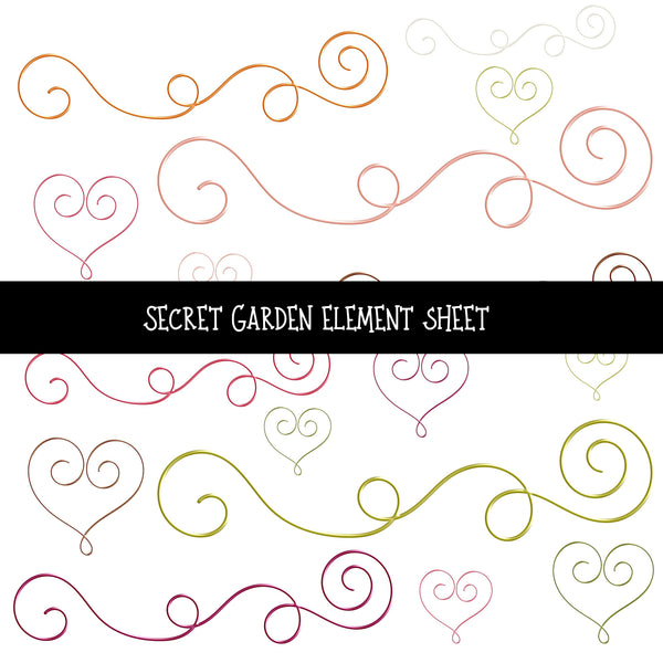 Secret Garden Element UV DTF Decal sheets 12 Sheet Designs to choose from