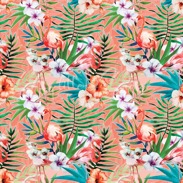 Fancy Flamingos - Adhesive Vinyl 12x12 Sheets- 14 Design Options