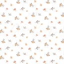 Vintage Peach Floral Collection - Adhesive Vinyl 12x12 Sheet - 12 Designs available