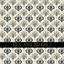Hex and Bloom Vinyl collection- 12x12 vinyl sheets-16 designs available