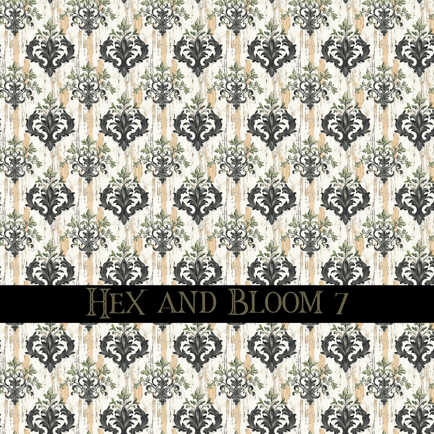 Hex and Bloom Vinyl collection- 12x12 vinyl sheets-16 designs available