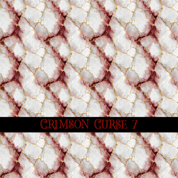 Crimson Curse Vinyl collection- 12x12 vinyl sheets-14 designs available