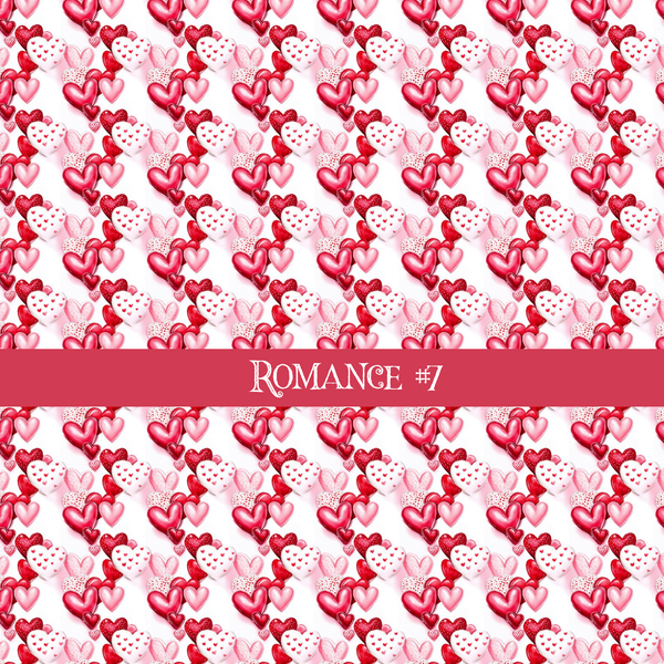 Romance - vinyl sheets 20 (Patterns to choose from)