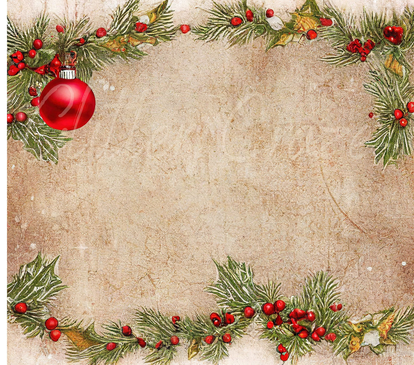 Vintage Christmas 2 - Adhesive Vinyl Wrap - 12 Designs to choose from