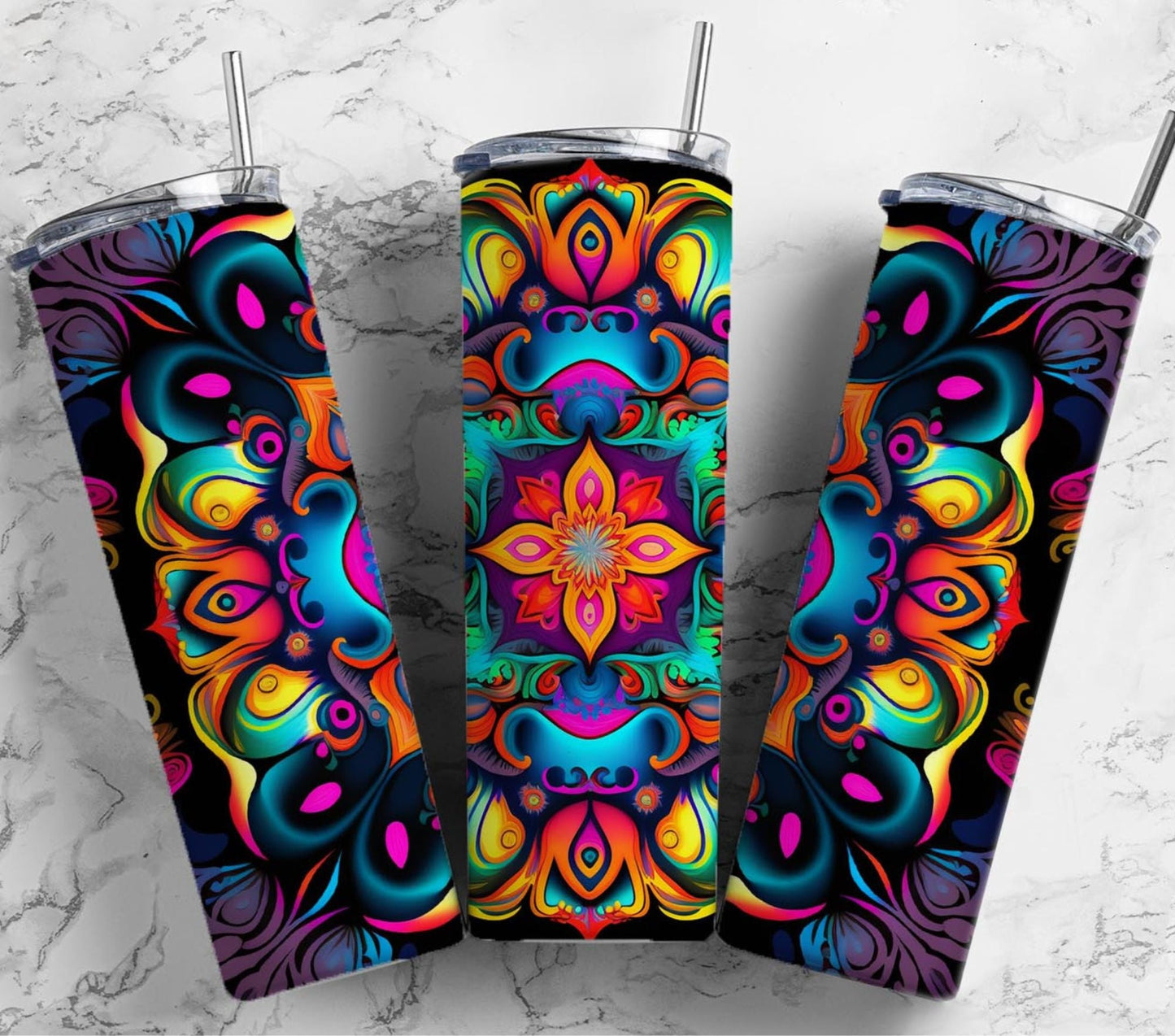 Mandala - Adhesive Vinyl Wraps - 6 Design Options