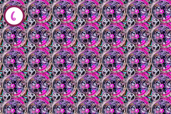 Pink Steampunk - Adhesive Vinyl 12x12 Sheets - 10 Design Options