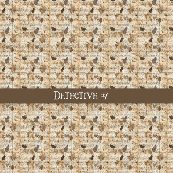 Detective - vinyl sheets 10 (Patterns to choose from)
