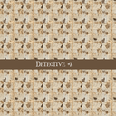 Detective - vinyl sheets 10 (Patterns to choose from)