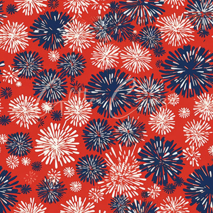 Fireworks - Adhesive Vinyl Wrap 12x12 sheets - 10 Design Options