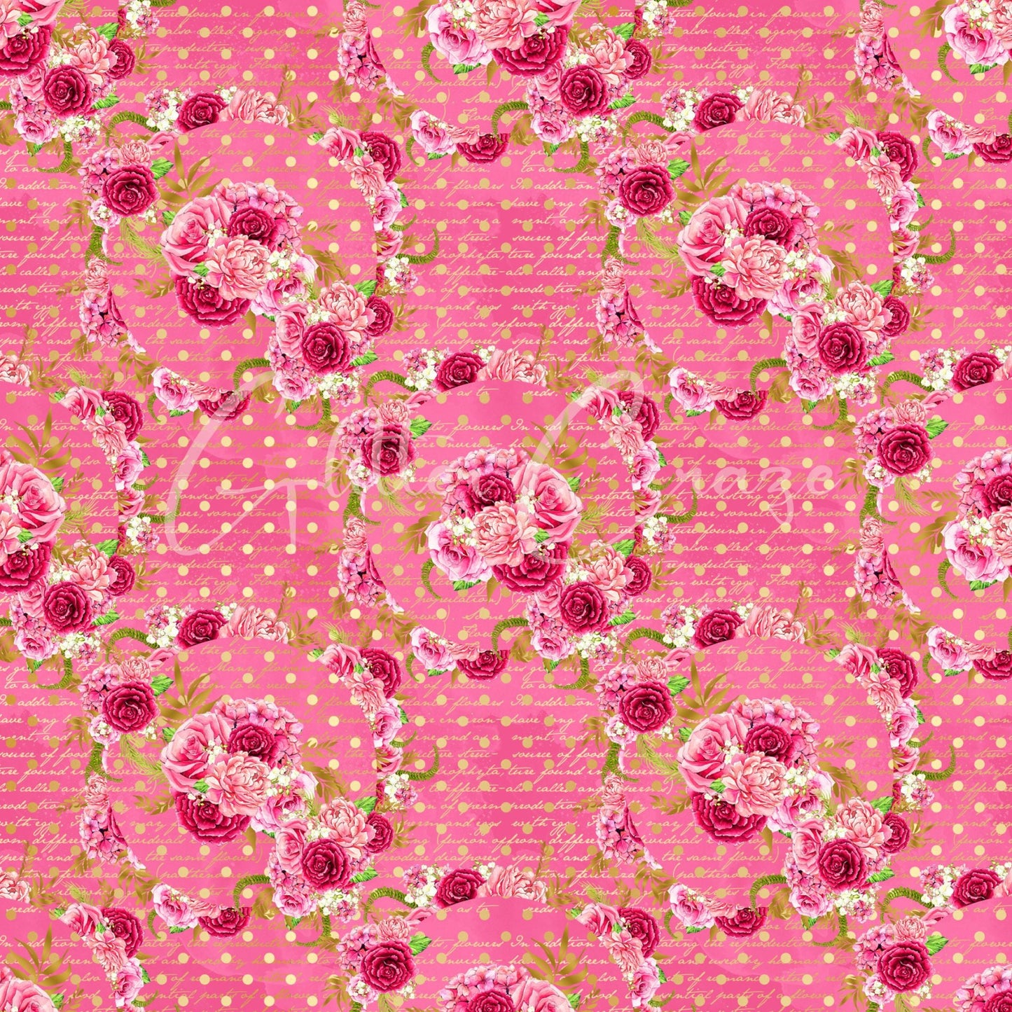 All the Roses - Adhesive Vinyl 12x12 Sheets - 14 Design Options