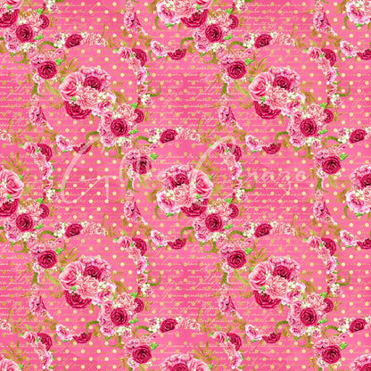 All the Roses - Adhesive Vinyl 12x12 Sheets - 14 Design Options