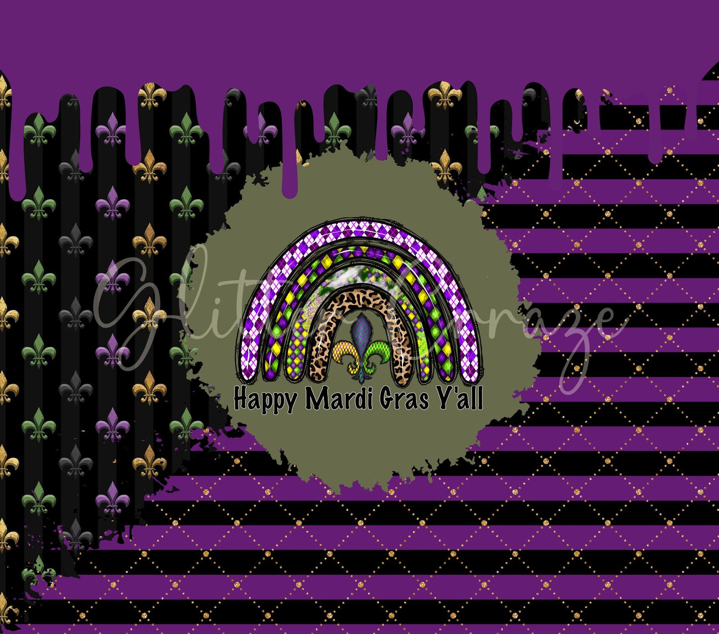 Marrdi Gras - Adhesive Vinyl Wrap - 10 designs