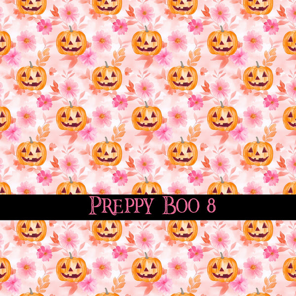 Preppy Boo collection- 12x12 vinyl sheets-10 designs available