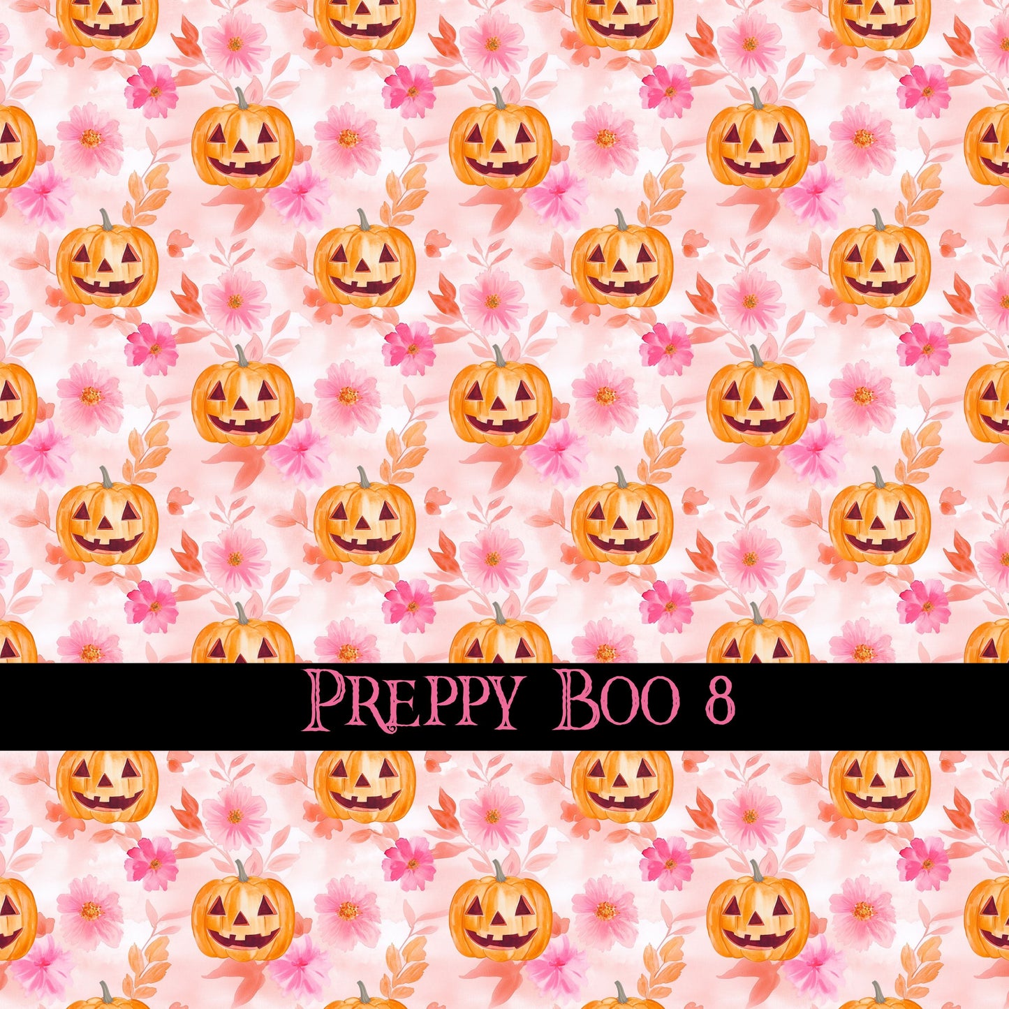 Preppy Boo collection- 12x12 vinyl sheets-10 designs available