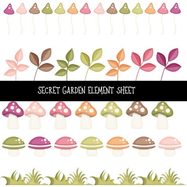 Secret Garden Element UV DTF Decal sheets 12 Sheet Designs to choose from