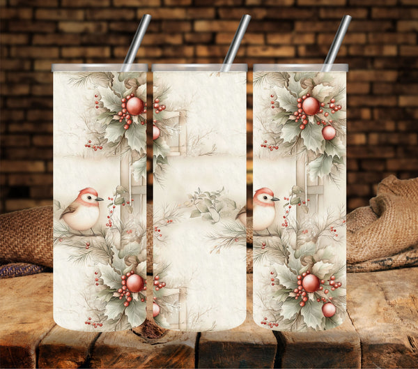 Woodlands Christmas Vinyl tumbler wraps- 18 Designs- 2 Sizes Avaialble