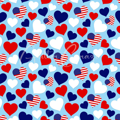 4th of July - Adhesive Vinyl 12x12 sheets - 30 patterns