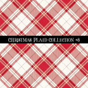 Christmas Plaid- 12x12 vinyl sheets-12 designs available