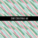 Pink Christmas Collection vinyl sheets 12 Patterns to choose from