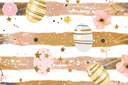 Pink and Gold Easter - Adhesive Vinyl 12x12 Sheets - 12 Design Options