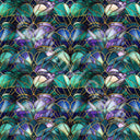 Stained Peacock - Adhesive Vinyl Wrap and 12x12 Sheets - 12 Design Options
