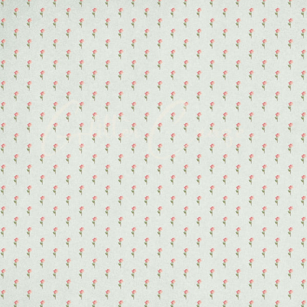 Vintage Pink Floral Collection - Adhesive Vinyl 12x12 Sheet - 12 Designs