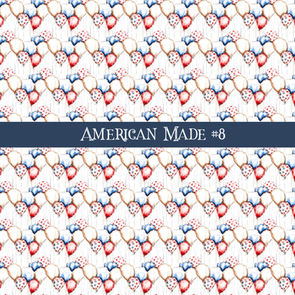 American Made- vinyl sheets 10 (Patterns to choose from)