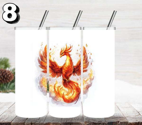 Fire of a Phoenix UV DTF Decal