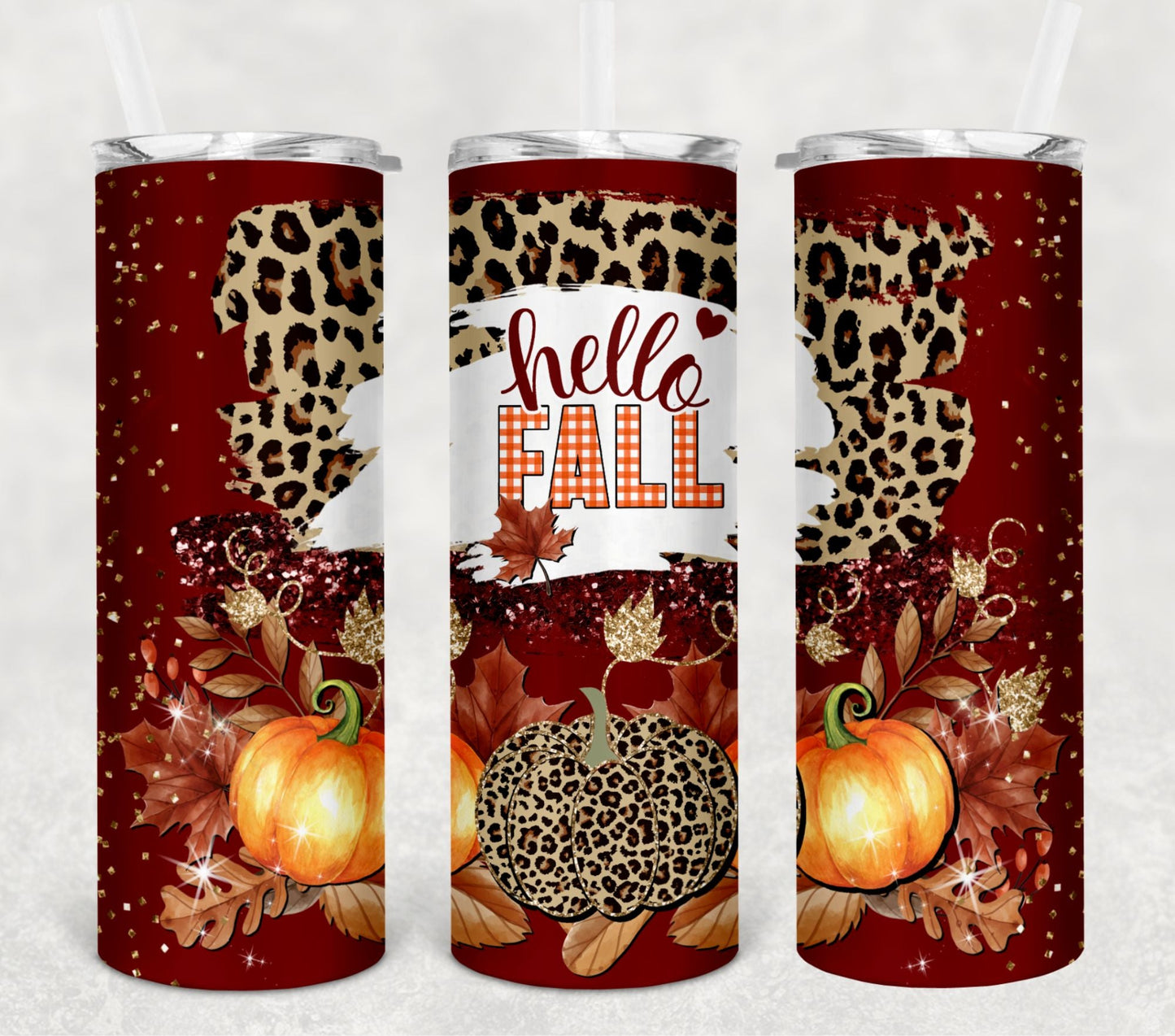 Hello Fall - Adhesive Vinyl Wrap - 10 Designs