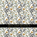 Hex and Bloom Vinyl collection- 12x12 vinyl sheets-16 designs available