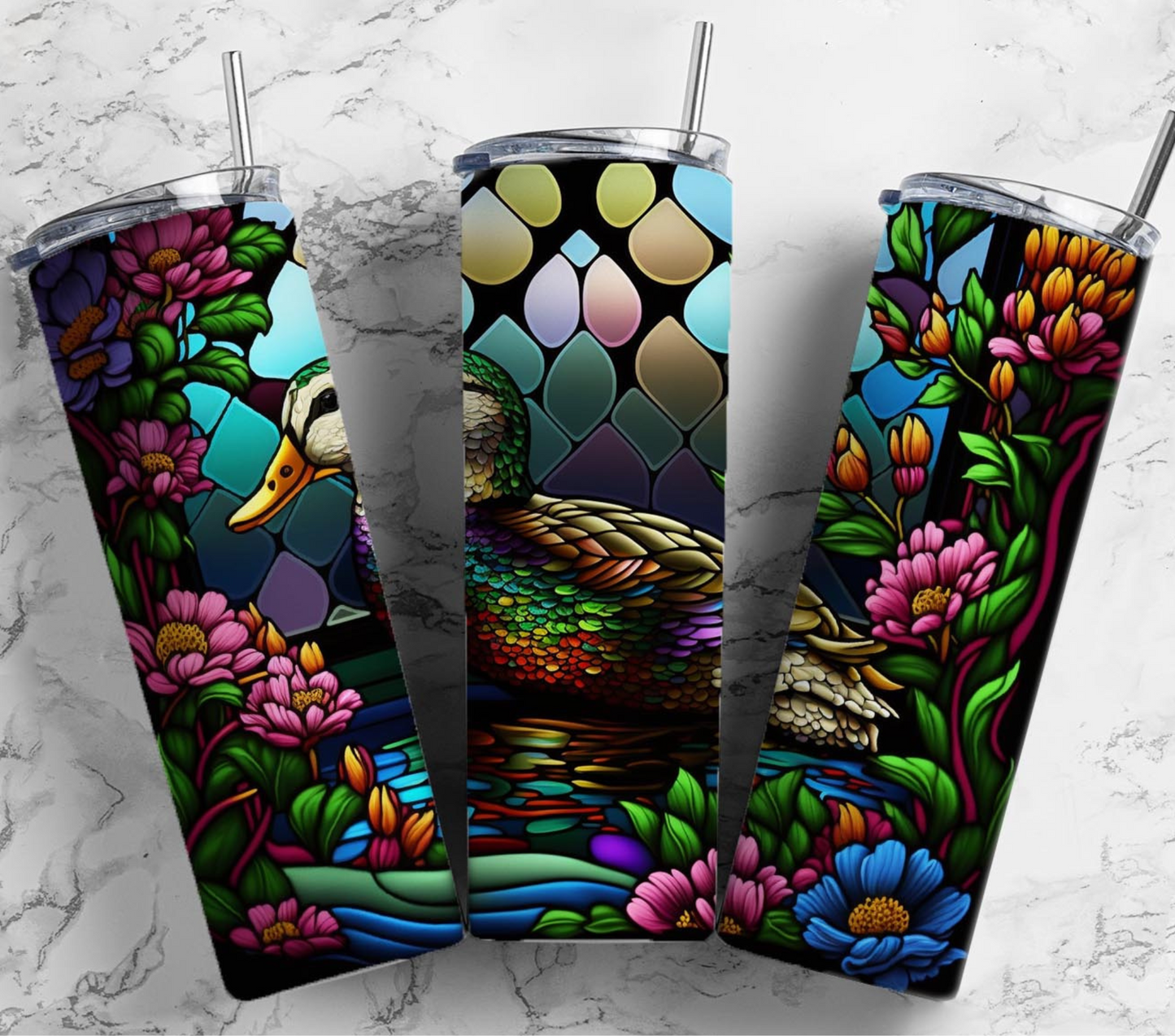 Stained Glass - Adhesive Vinyl Wraps - 30 Design Options