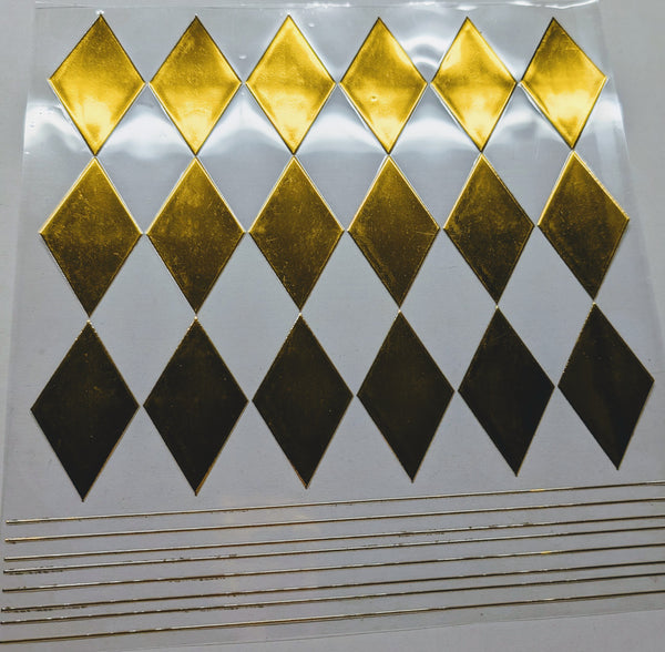 #95 Metallic Argyle available in Rose Gold and Gold