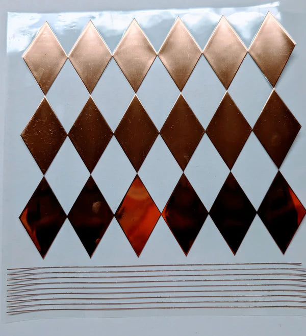 #95 Metallic Argyle available in Rose Gold and Gold