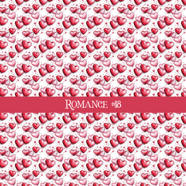 Romance - vinyl sheets 20 (Patterns to choose from)