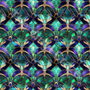 Stained Peacock - Adhesive Vinyl Wrap and 12x12 Sheets - 12 Design Options
