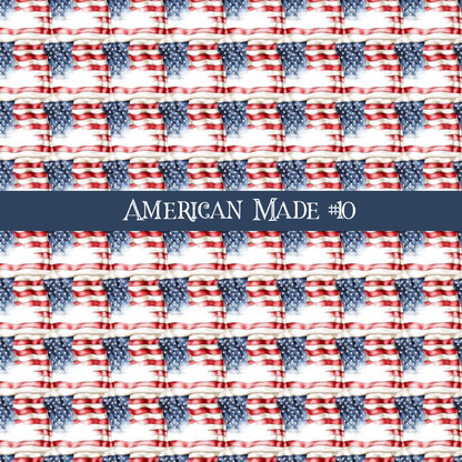 American Made- vinyl sheets 10 (Patterns to choose from)