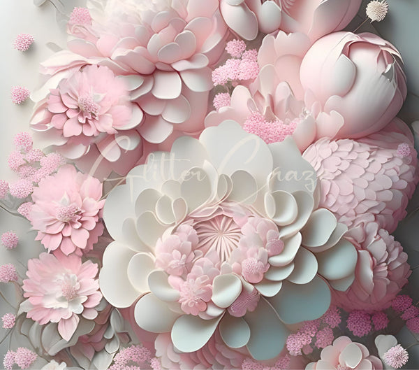 3D Flowers and roses - Adhesive Vinyl Wrap - 14 Designs